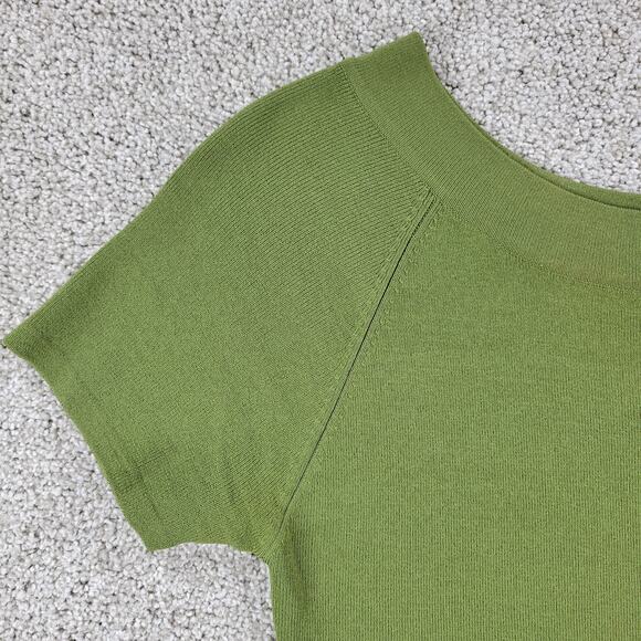 Joseph A Basic Shirt Womens S Green‎ Plain Stretch Fit Pullover Scoop Neck Layer - Picture 12 of 12